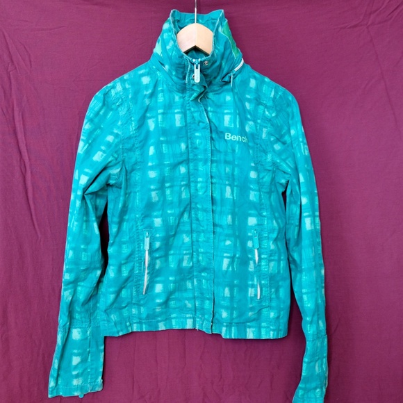 Bench Blue Wind Breaker Medium Lightweight Hood - Picture 2 of 7